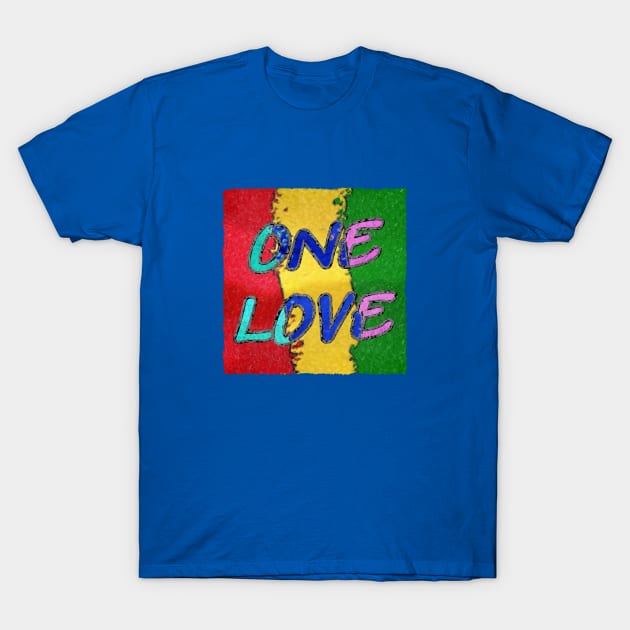 One Love T-Shirt by Manatee Max